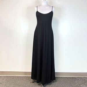 Vintage 80s Donna Karan Essentials Women’s 8 100% Wool Evening Maxi Dress